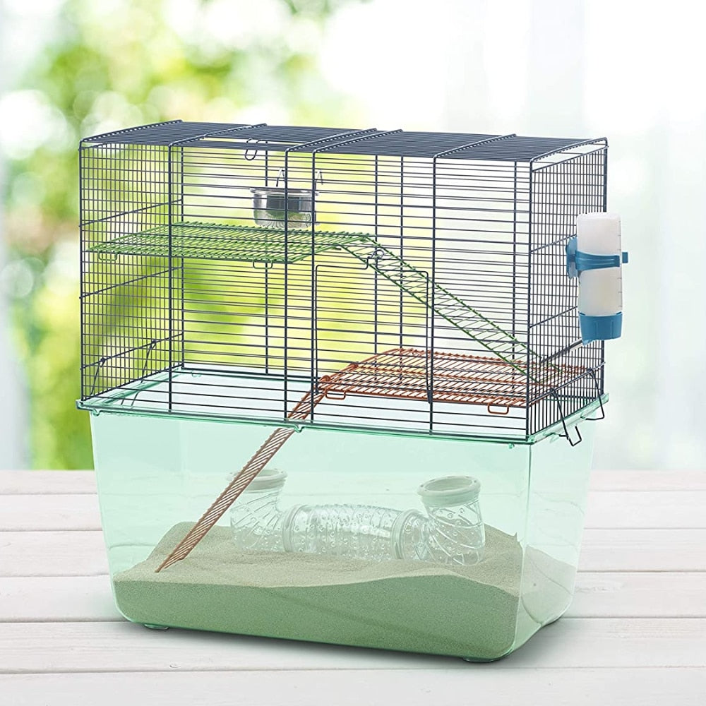 Hamster or guinea pig cage two stories