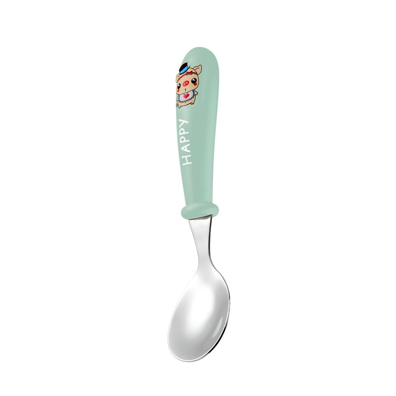 Infant Toddler Tableware Fork and Spoon w/Box