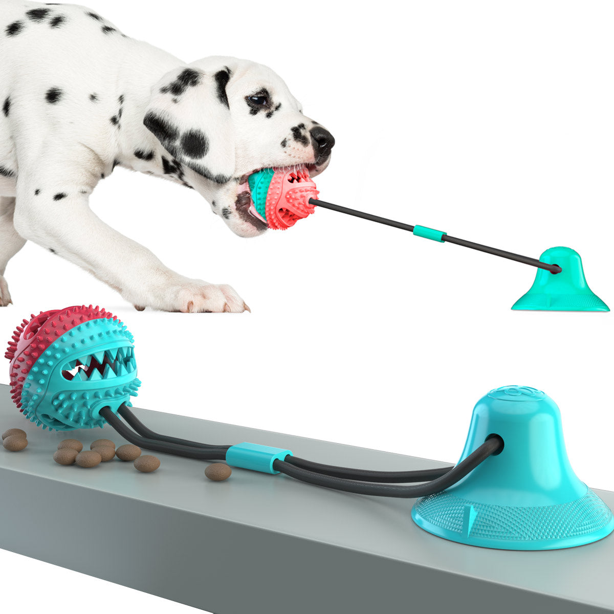 Silicon Ball Suction Cup Dog Toy