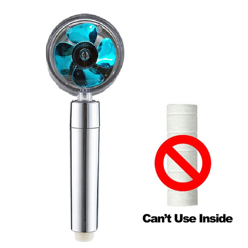 Turbo Propeller Water Saving Shower Head