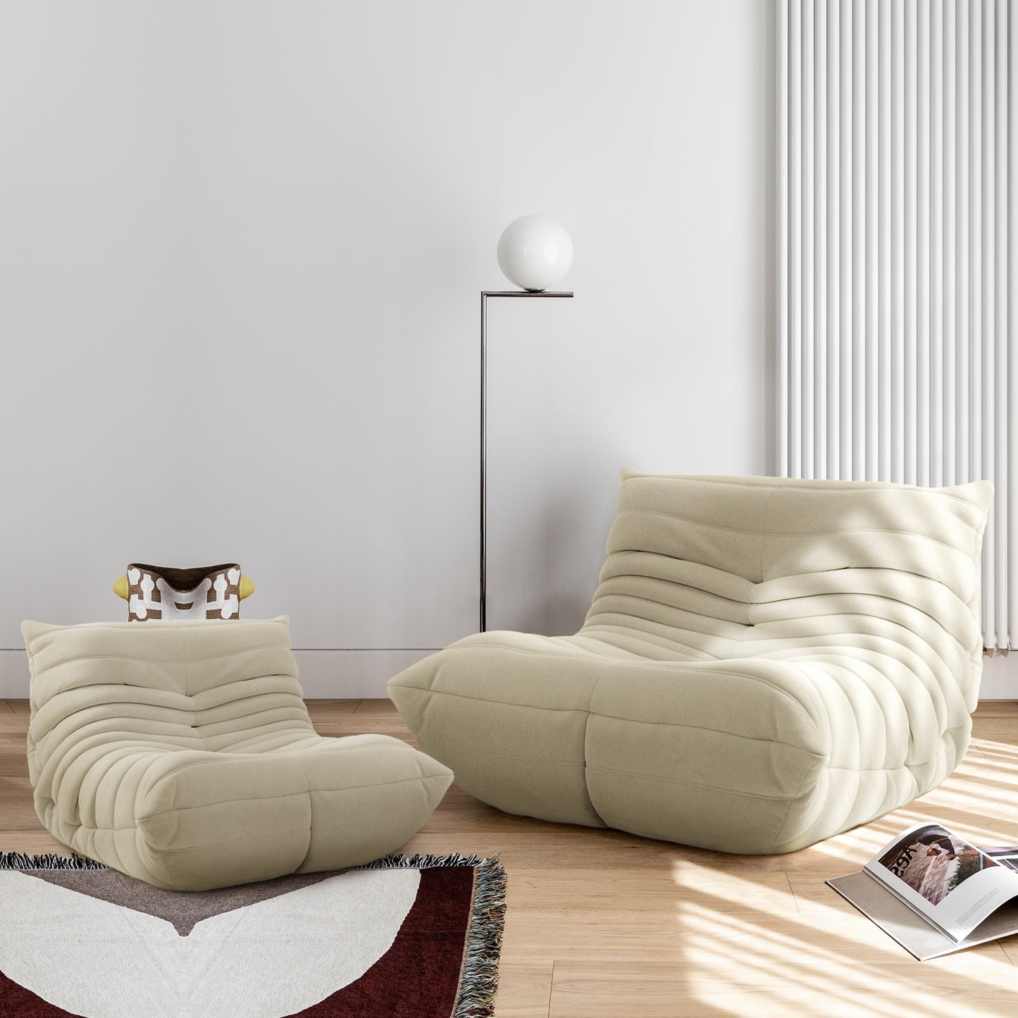 Modern Togo Sofa Chair Ergonomics Soft