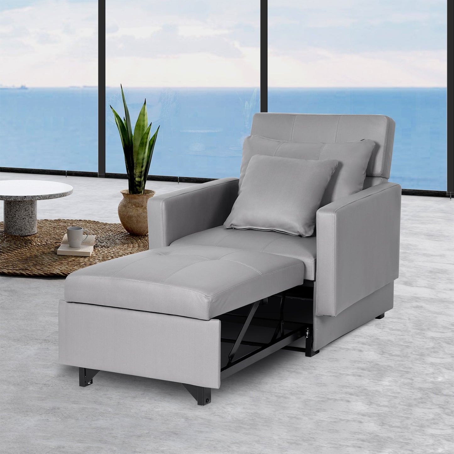 3-in-1 Convertible Sleep Chair Recliner