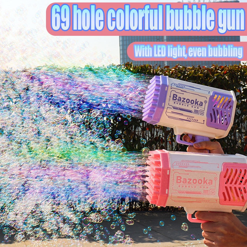 29/69 Holes Soap Bubbles Machine toy