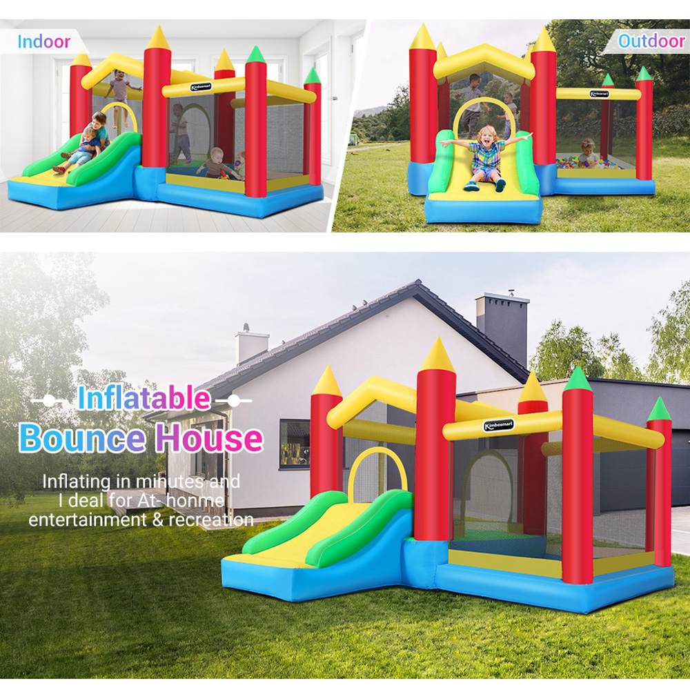 Inflatable Bounce House Slide Castle With Blower