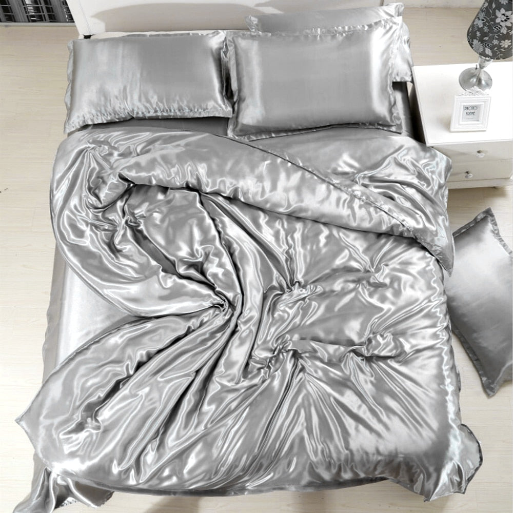 Satin Bedding Comforter Set