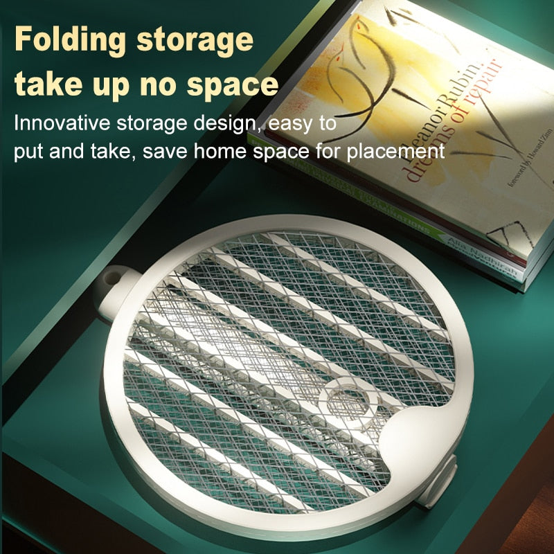 Portable Fly Mosquito Swatter Bug Zapper