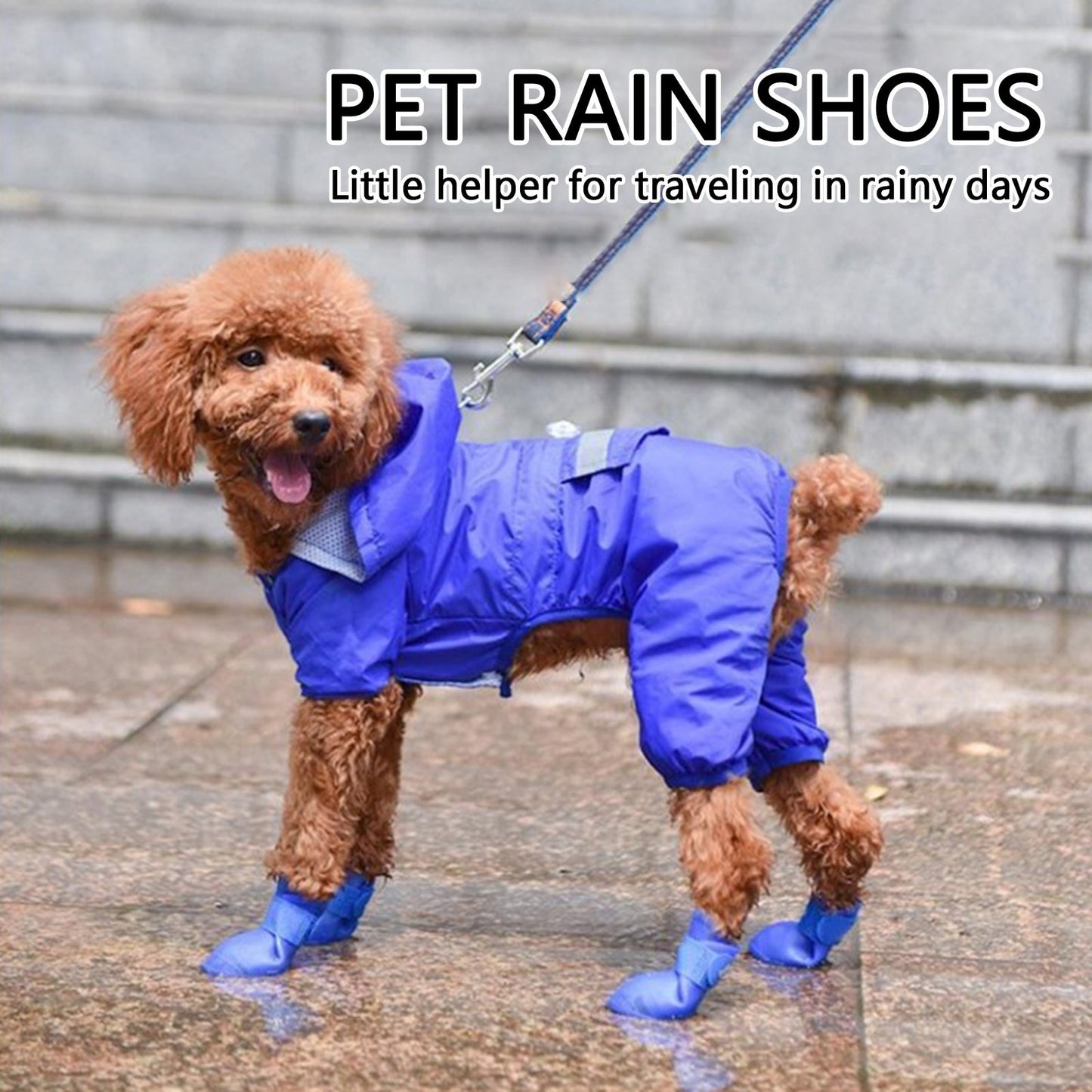 Dog Waterproof Silicone Rain shoes