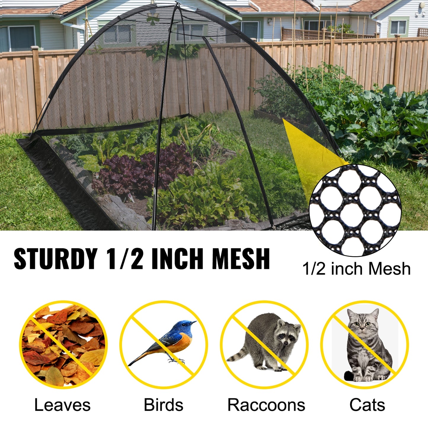 Garden Dome Pond or Plant Mesh Cover