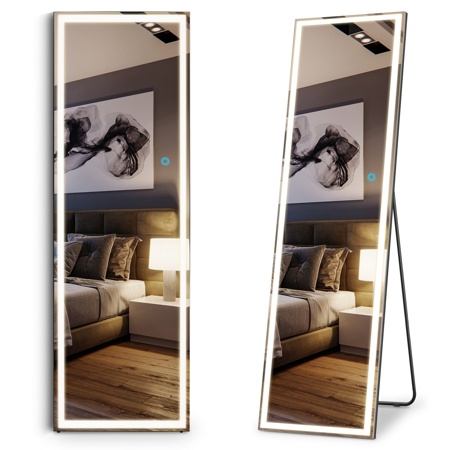 LED mirror single-sided full-length mirror