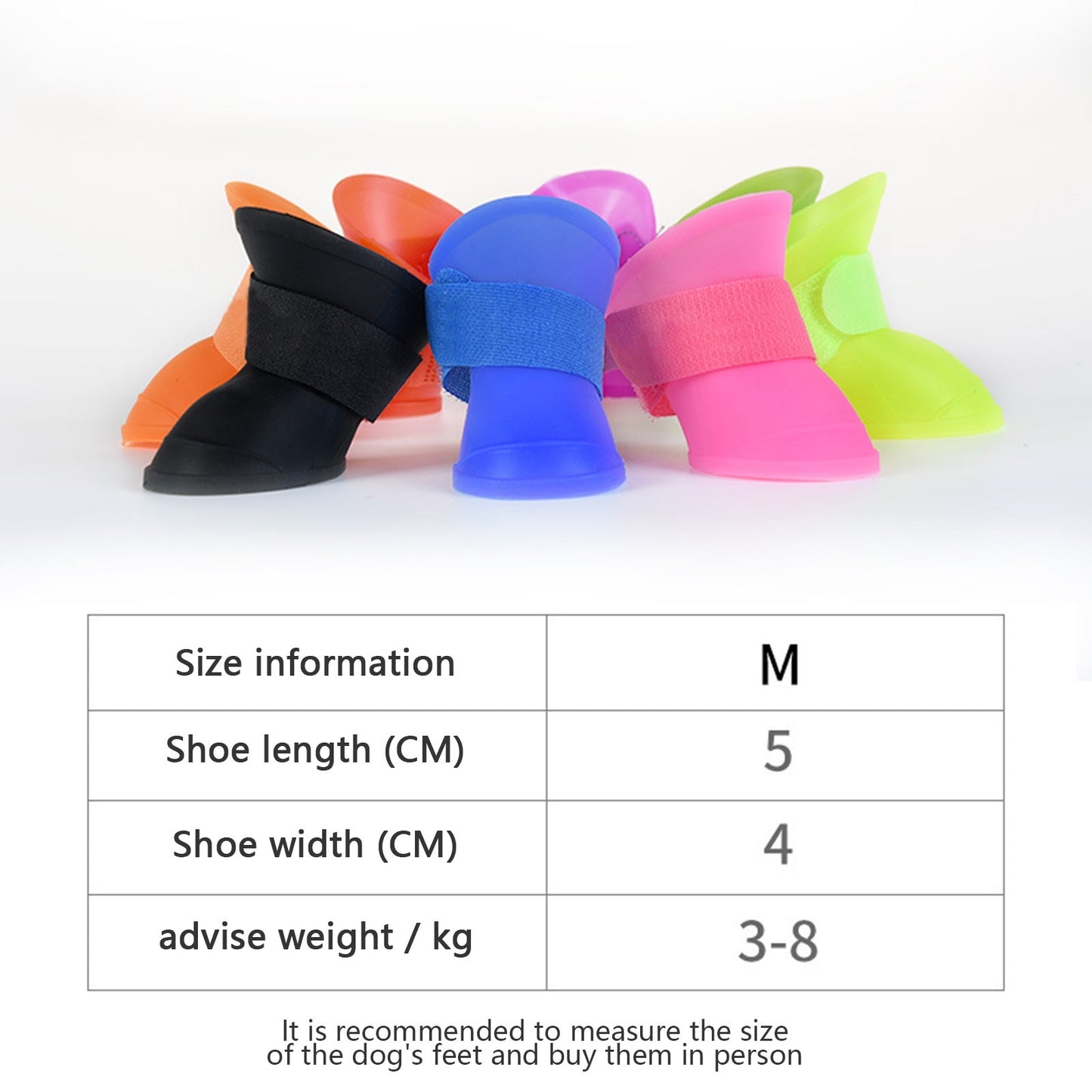 Dog Waterproof Silicone Rain shoes