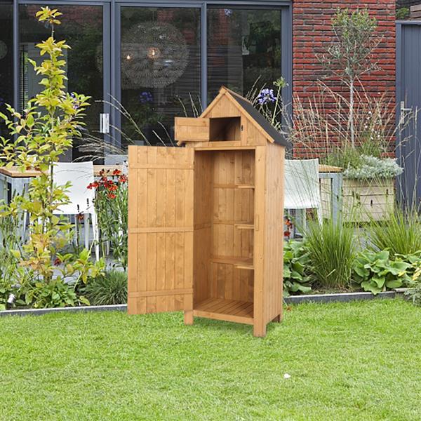 Wood Shed and storage with Single Door