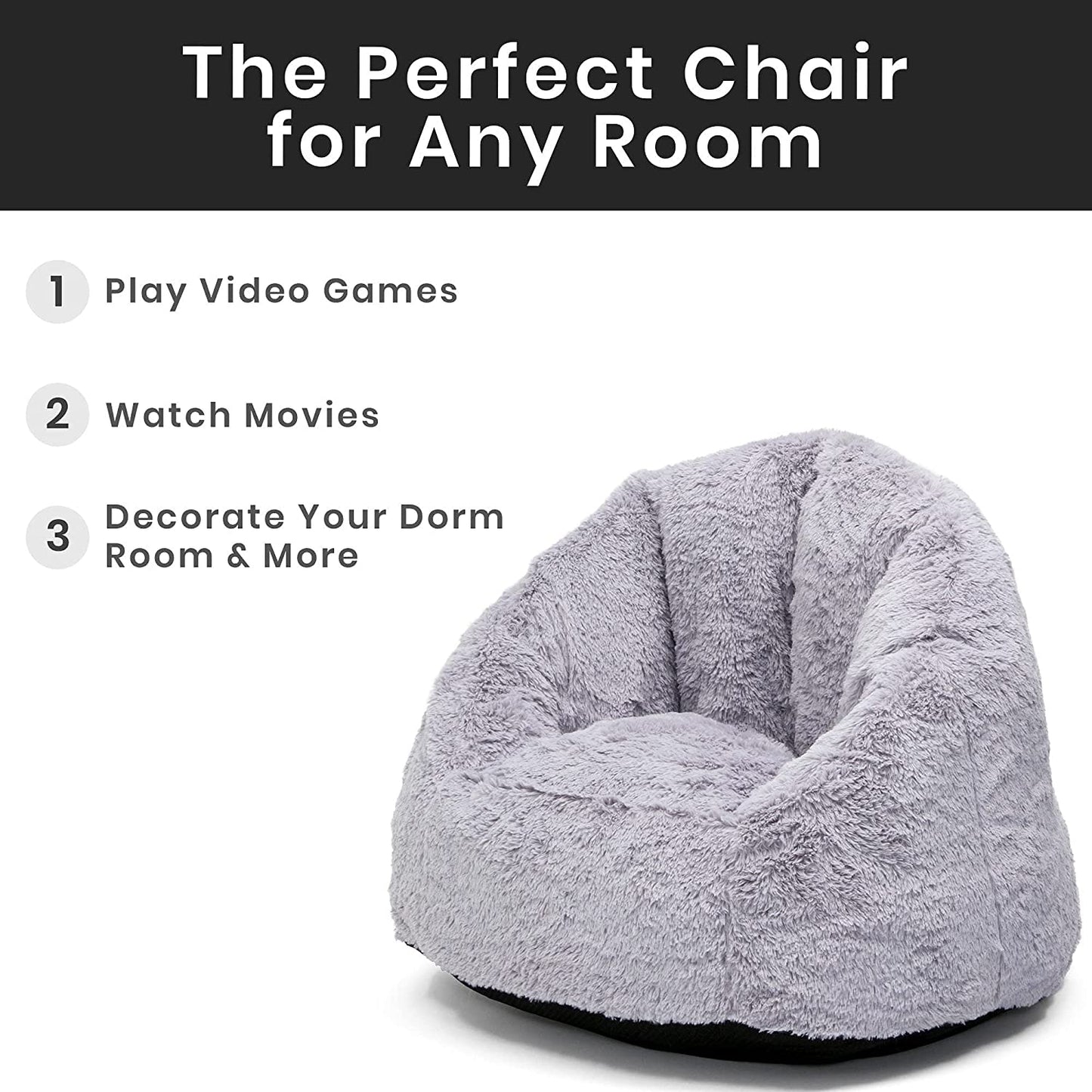 Comfy Large Adult Dormitory Bean Bag Chair