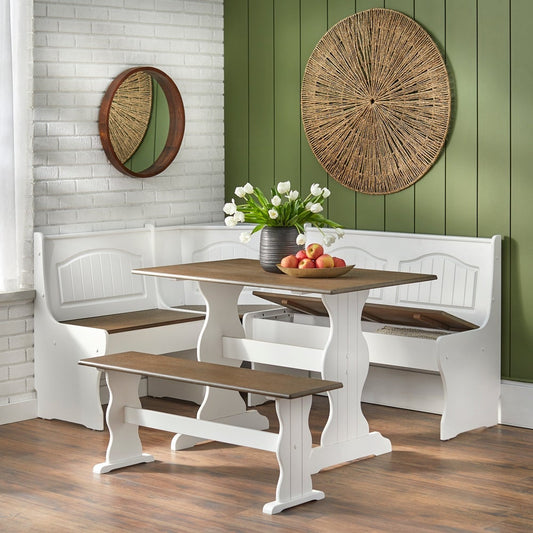 3 pcs Kitchen Dining Set Breakfast Nook