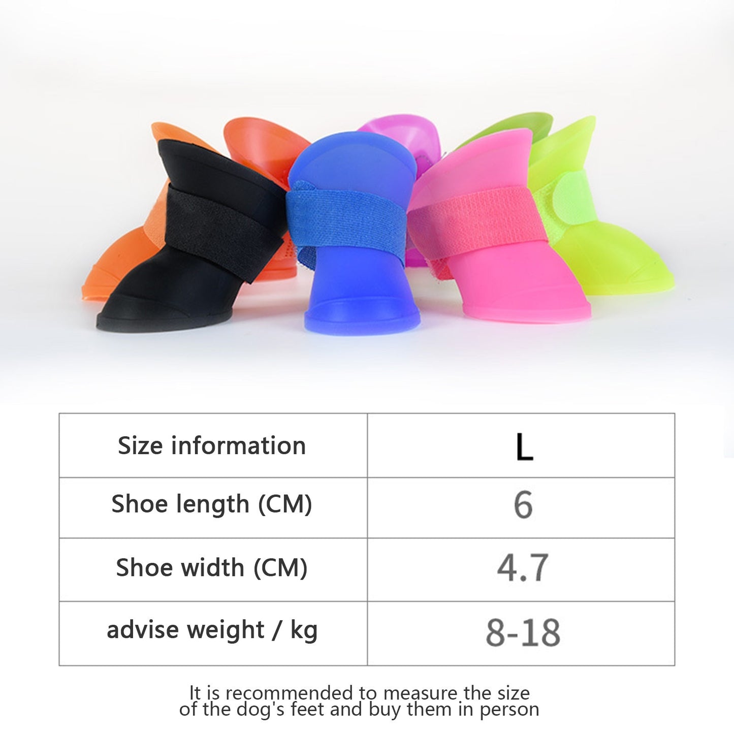 Dog Waterproof Silicone Rain shoes