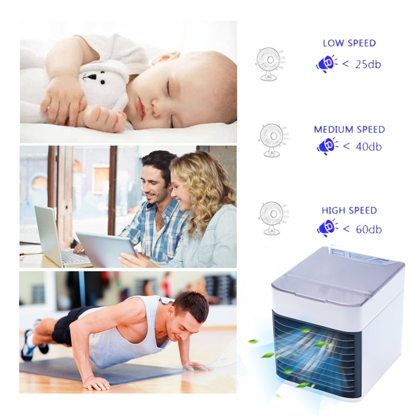 Mini Portable Air Conditioner Fan