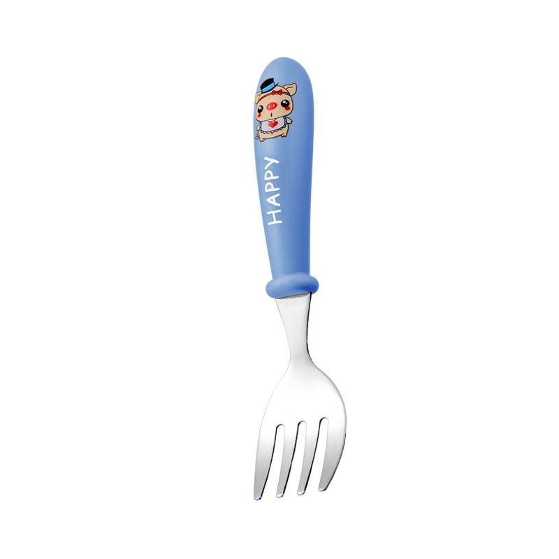 Infant Toddler Tableware Fork and Spoon w/Box