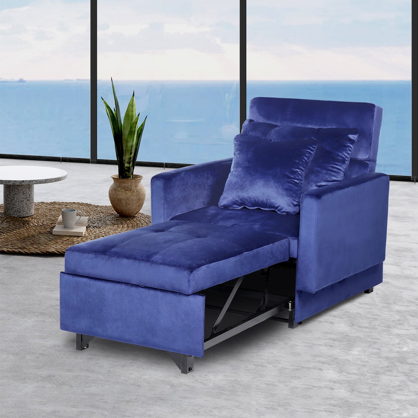 3-in-1 Convertible Sleep Chair Recliner