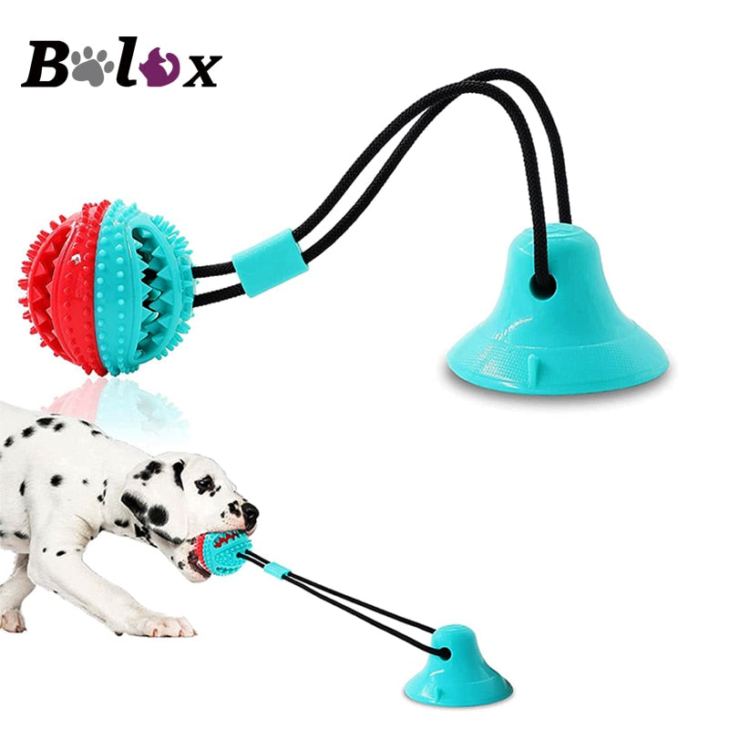 Silicon Ball Suction Cup Dog Toy