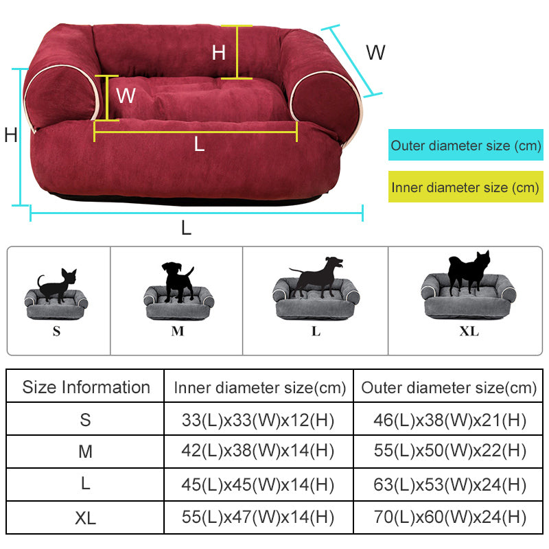 Durable Deep Sleep Dog and Pet Sofa