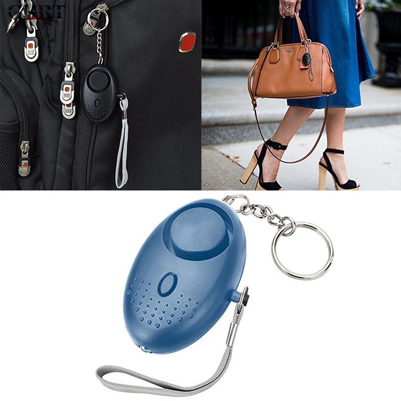 Personal Security Alarm Keychain With LED Lights