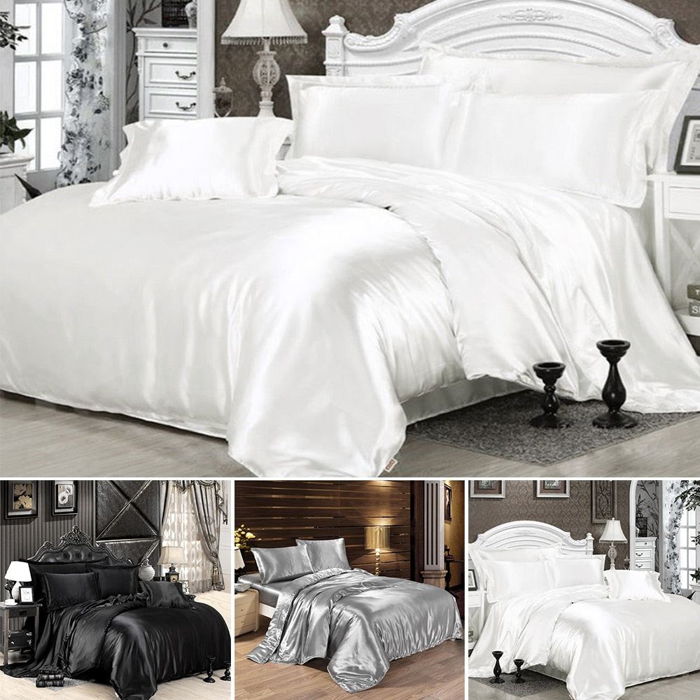 Satin Bedding Comforter Set