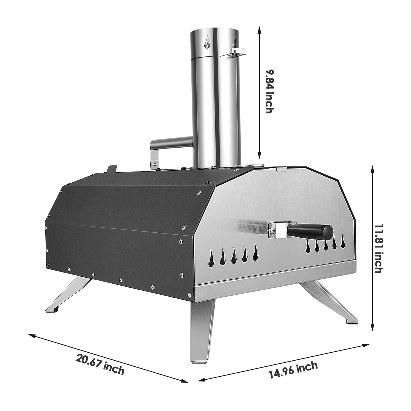 Portable Outdoor Pizza Wood Fired Oven