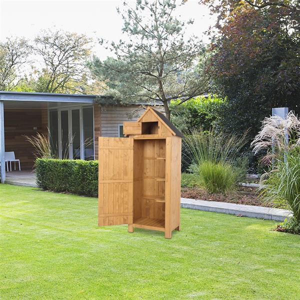 Wood Shed and storage with Single Door