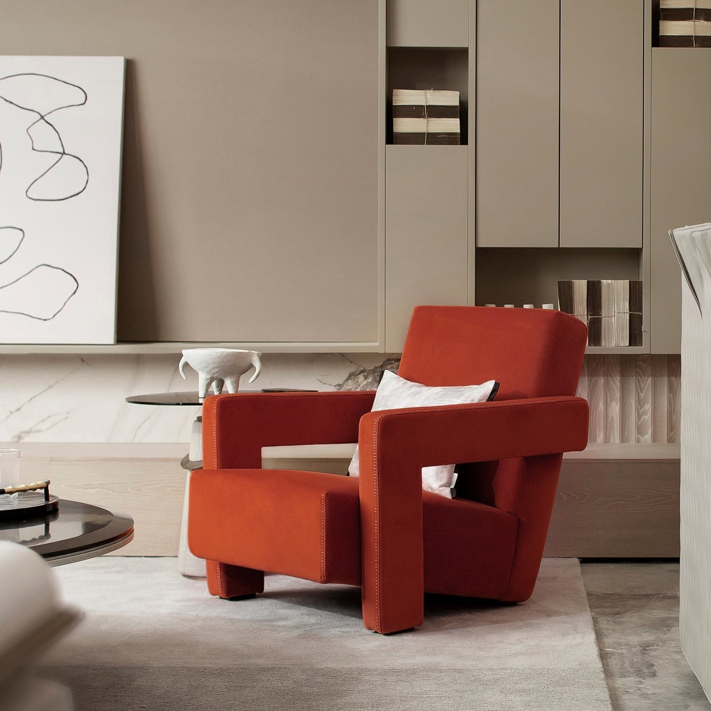 Contemporary Armchair Mid-Century Modern Lounge Furniture