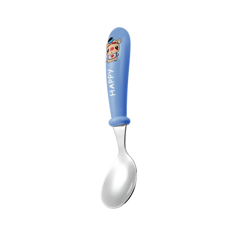 Infant Toddler Tableware Fork and Spoon w/Box