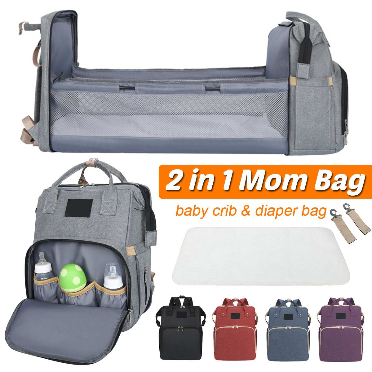 Multifunctional Baby Diaper Bag