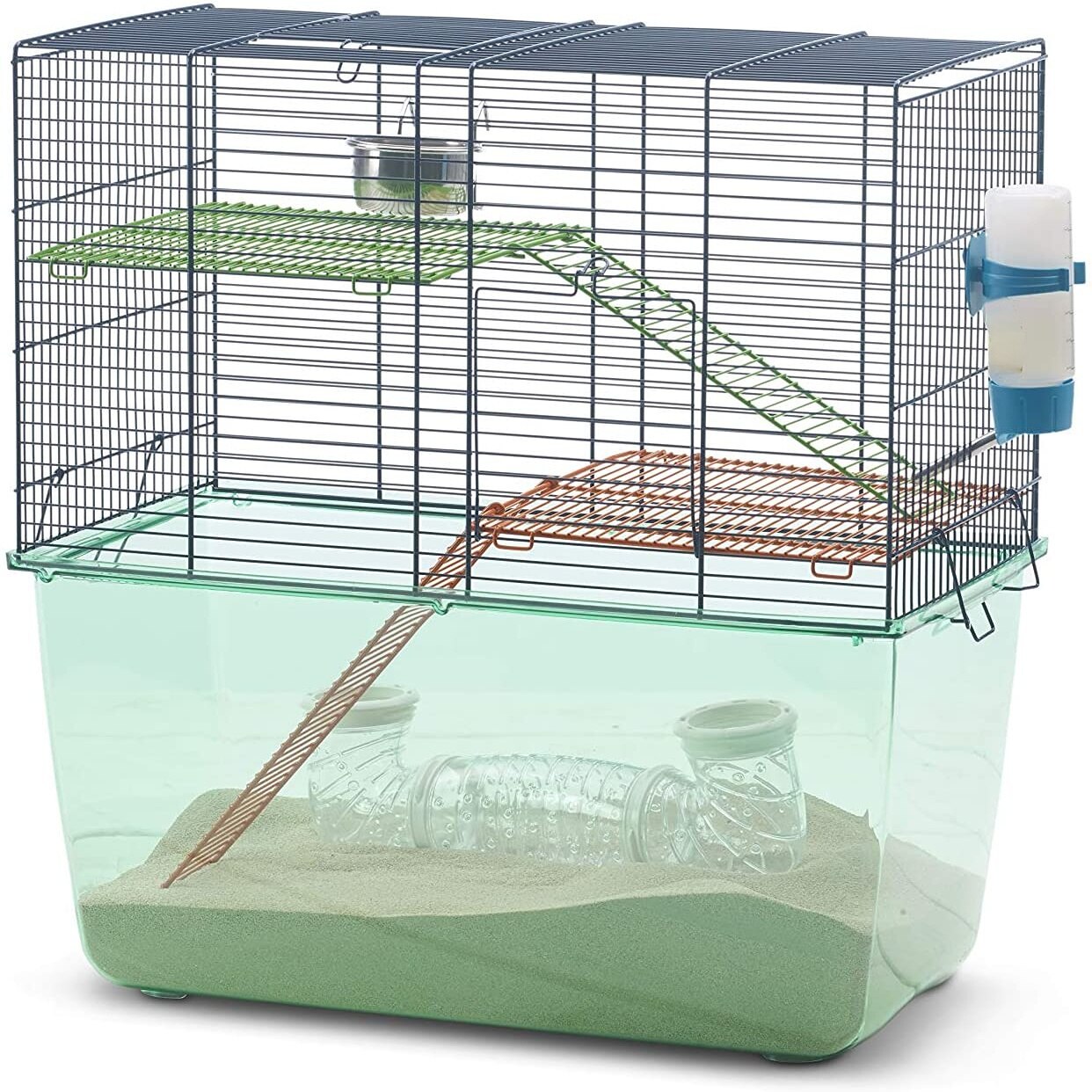 Hamster or guinea pig cage two stories