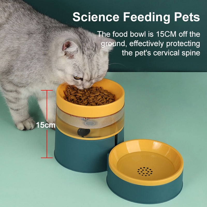 Pet Cat or Dog Automatic Feeder 2-in-1