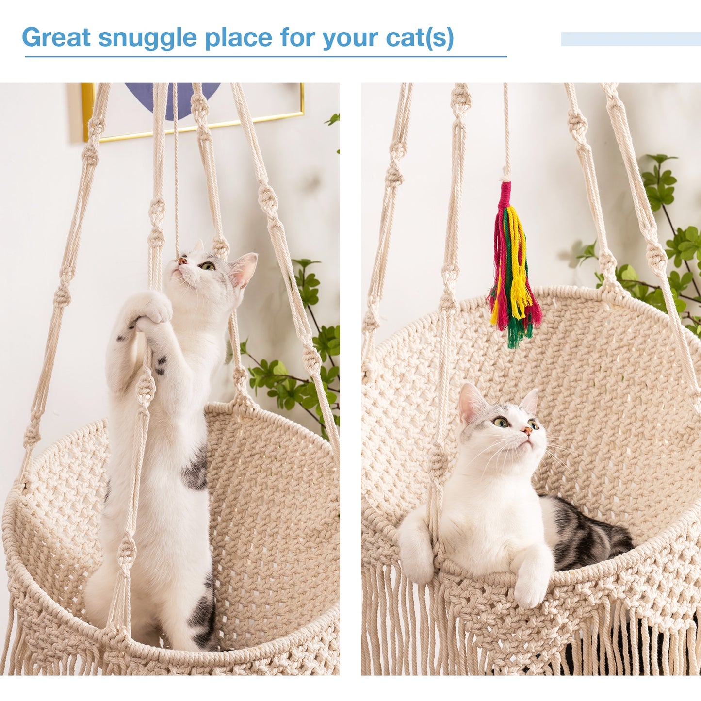 Hanging Hammock Cat Window Perch Bed