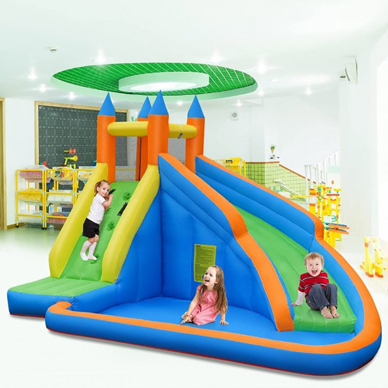 Inflatable Water Slide with Bouncing House