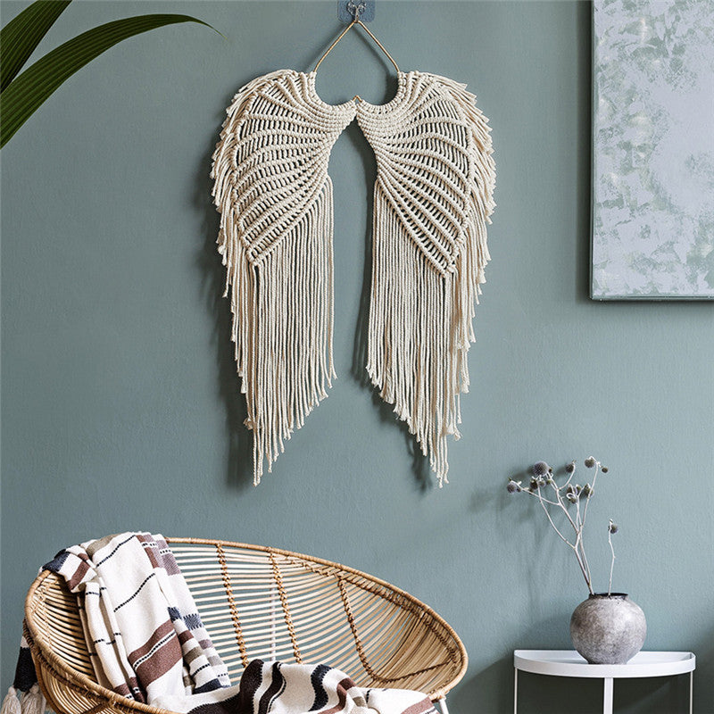 Hanging Angel Wing Woven Tapestry