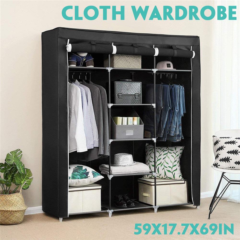 Bedroom  Wardrobes Folding Clothing Storage Closet