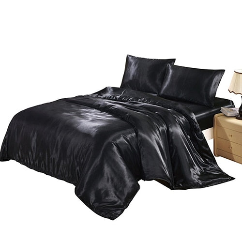 Satin Bedding Comforter Set