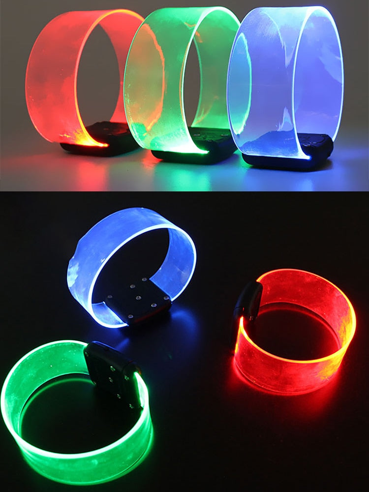 LED Bracelet Battery Fluorescence Light-emitting   Wristbands