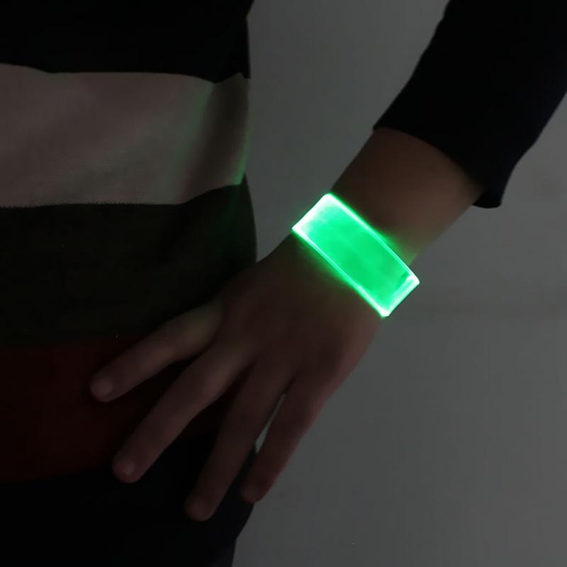 LED Bracelet Battery Fluorescence Light-emitting   Wristbands