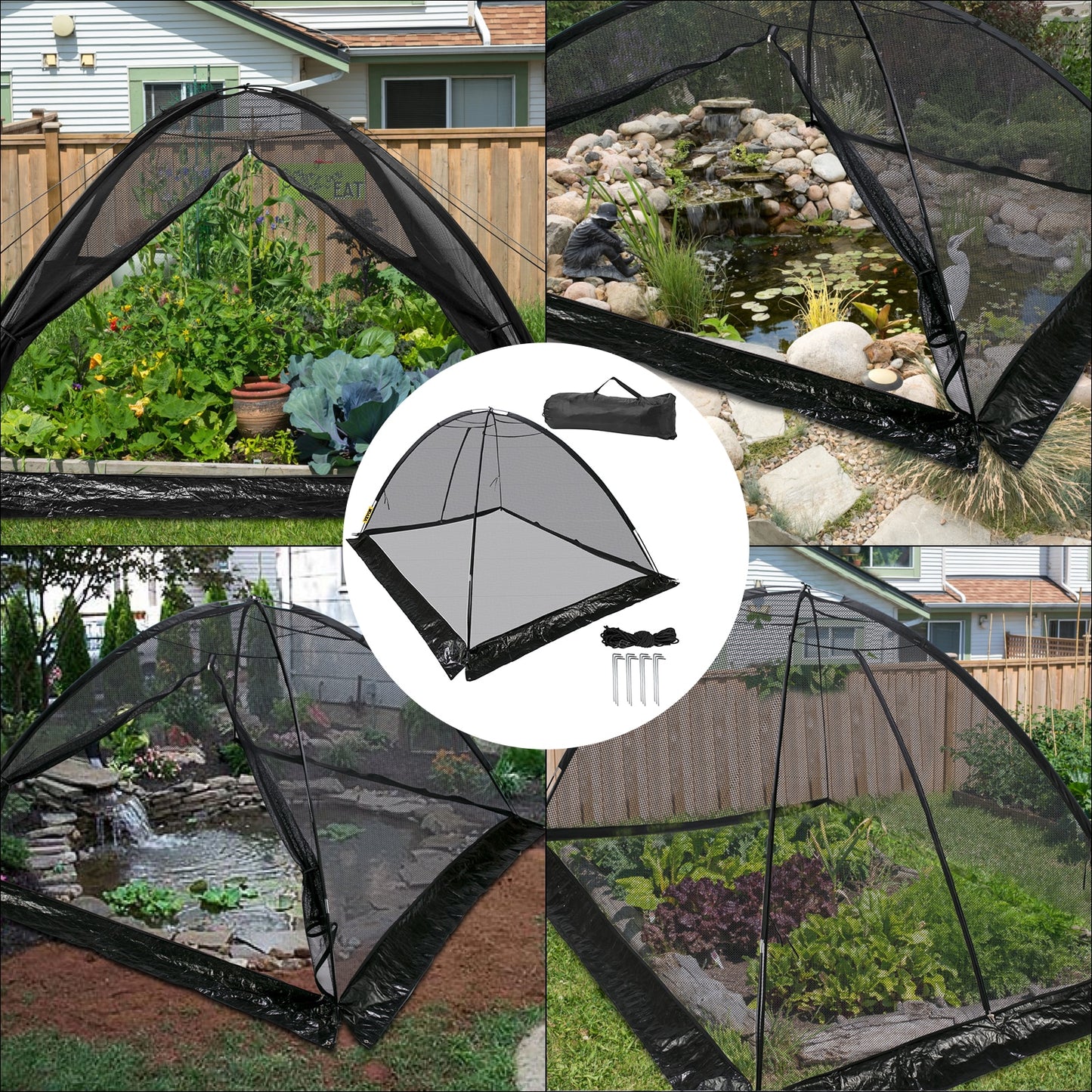 Garden Dome Pond or Plant Mesh Cover