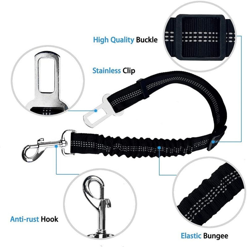 Adjustable Car Seat Belt for Dog