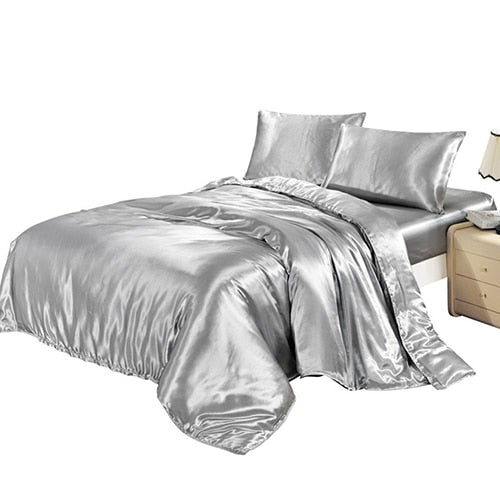 Satin Bedding Comforter Set