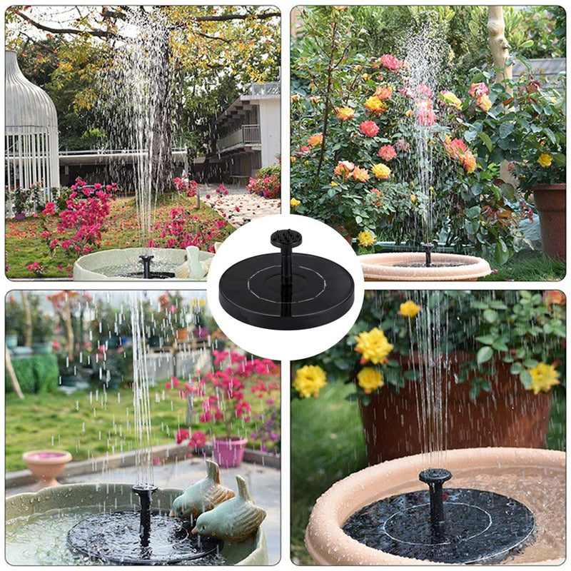 Floating Outdoor Solar Powered Pond/Pool Pump Fountain