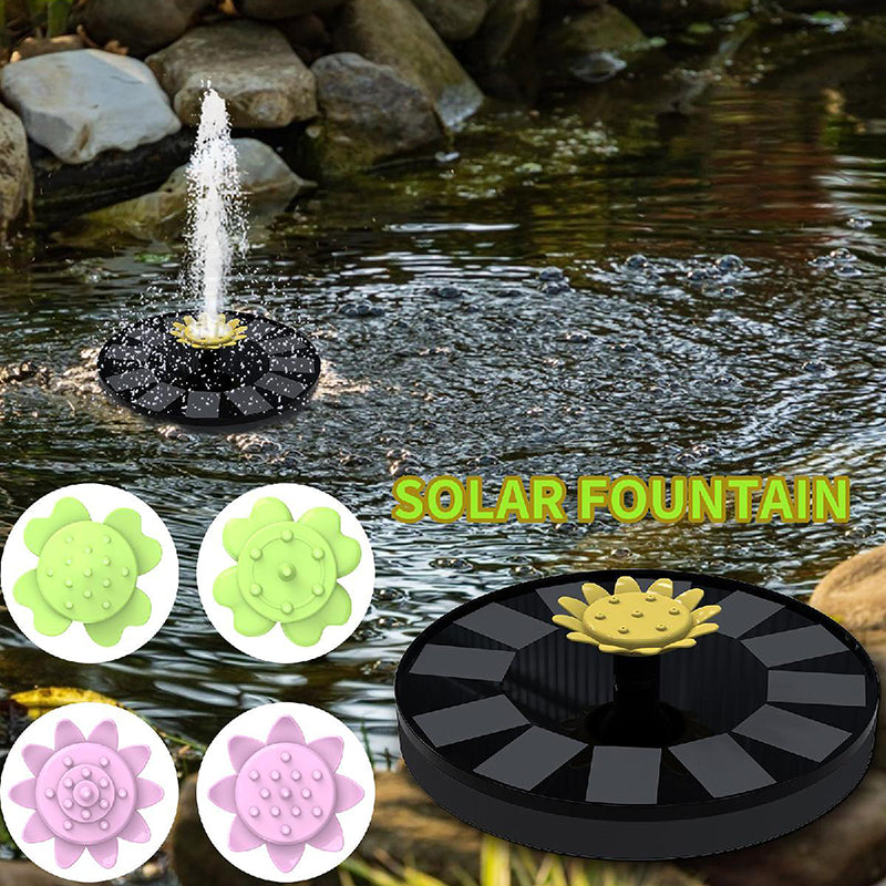 Floating Outdoor Solar Powered Pond/Pool Pump Fountain