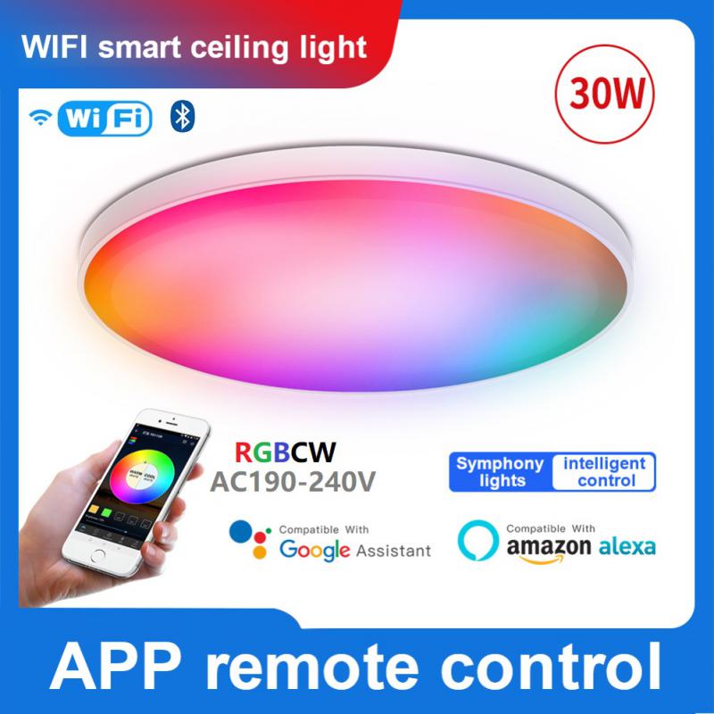 WiFi Smart LED Ceiling Lamp Dimmable Lights