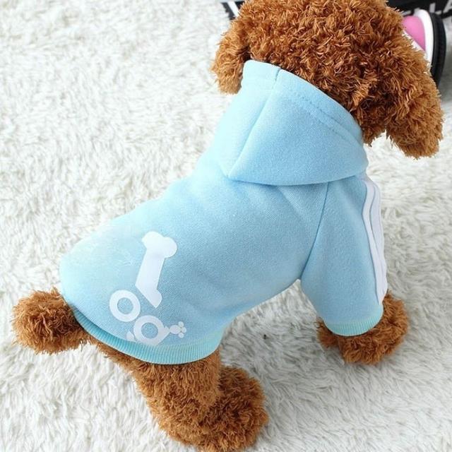 Warm Fleece Winter Dogs Hoodie Sweatshirt