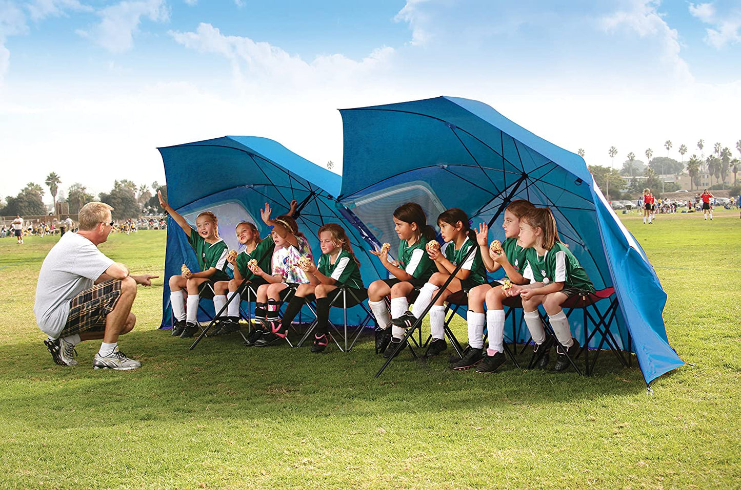 9FT Canopy Umbrella for Beach/Sports Events