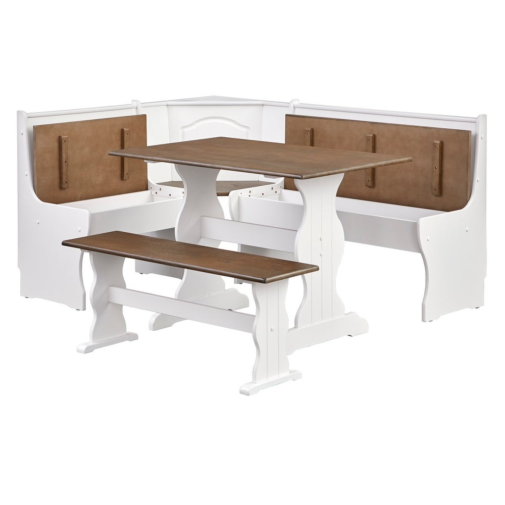 3 pcs Kitchen Dining Set Breakfast Nook