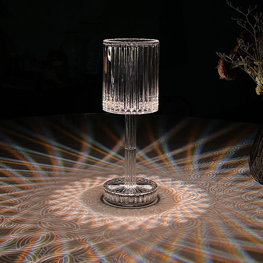 Crystal Colors Touch Table Lamp Light