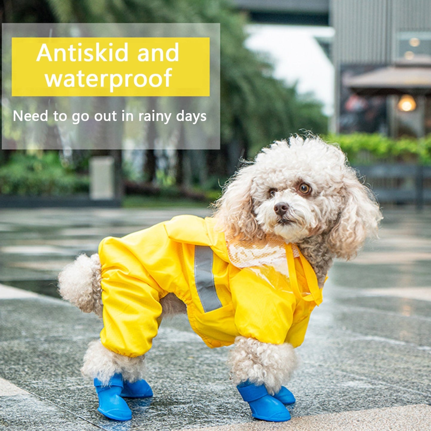 Dog Waterproof Silicone Rain shoes